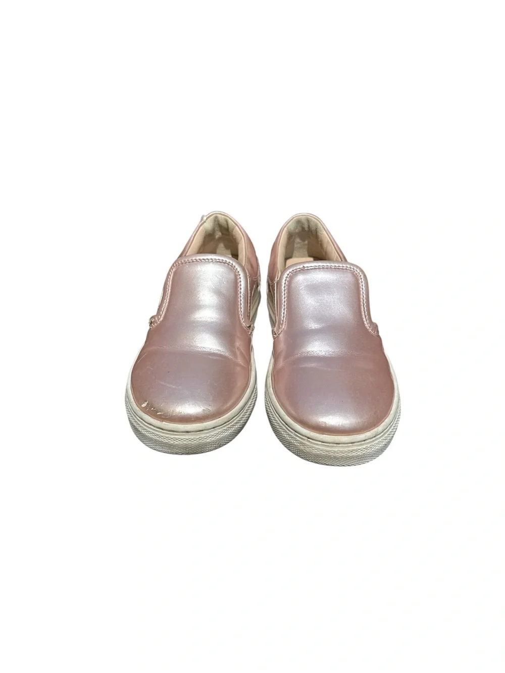 Blumarine Girls Metallic Pink Rhinestone Slip On Sneakers Size EU 29 l